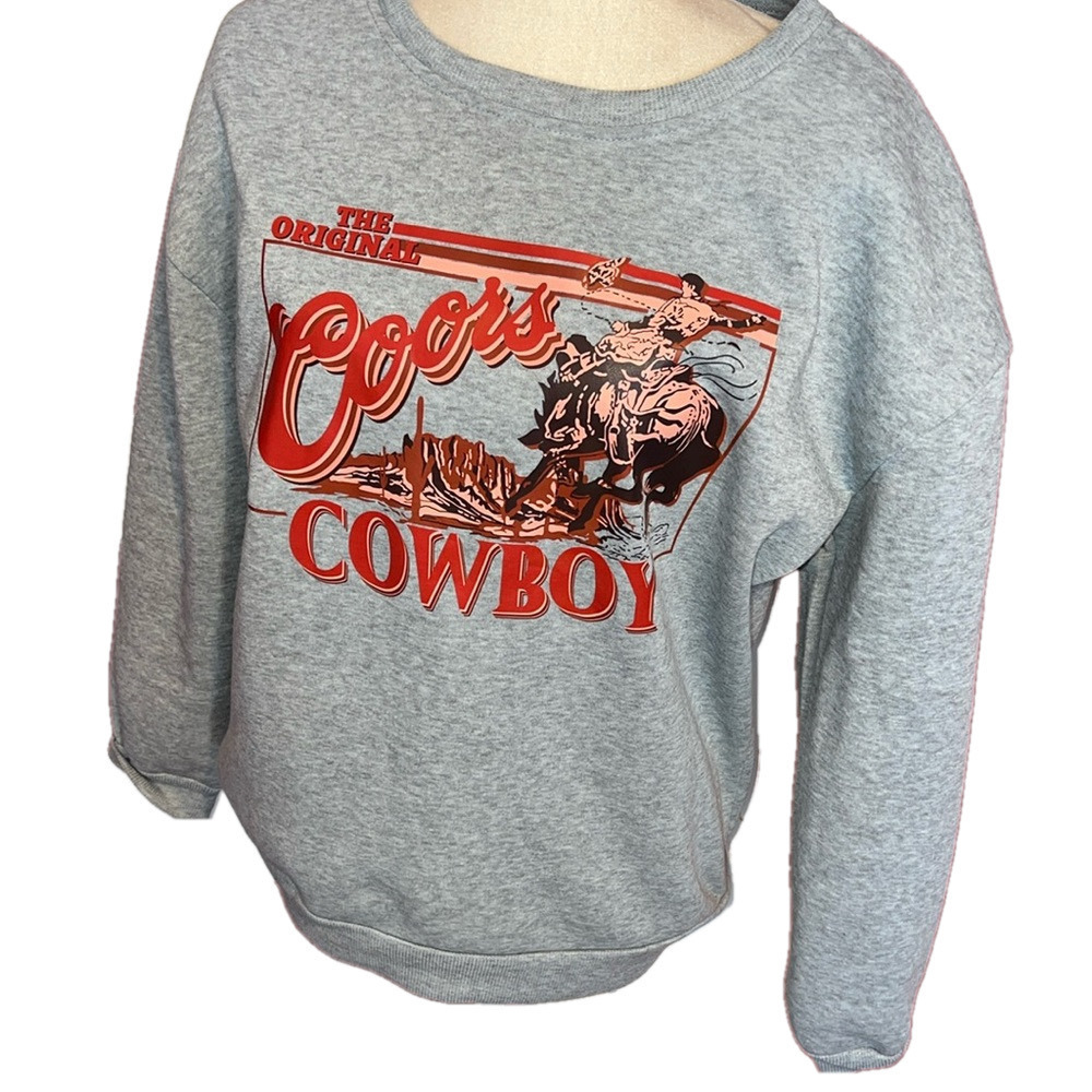 Original Coors Cowboy Sweatshirt Women’s M